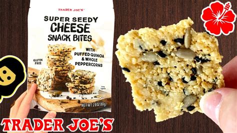 Super Seedy Cheese Snack Bites - Trader Joe’s Product Review - YouTube