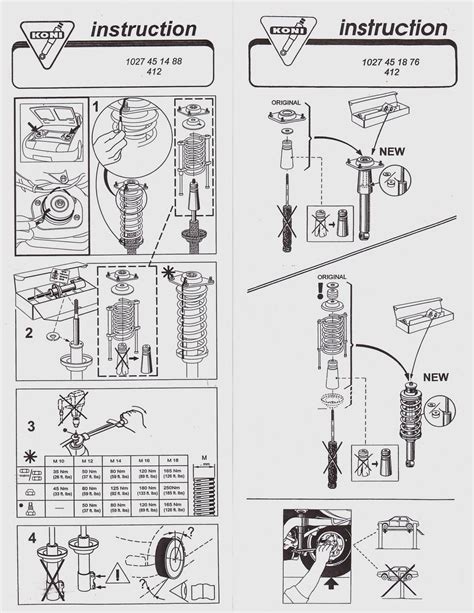 Koni installation instructions leaflet | BobIsTheOilGuy