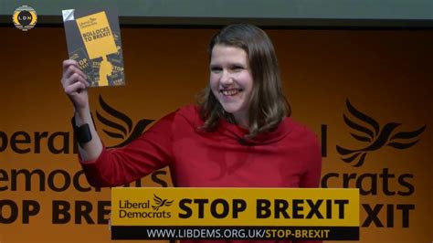 Bollocks to Brexit: Jo Swinson at the Lib Dem manifesto launch