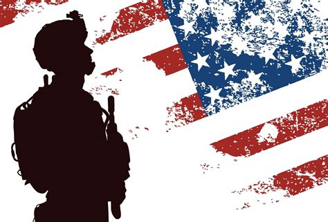 Pinterest | Memorial day pictures, Soldier silhouette, American flag background