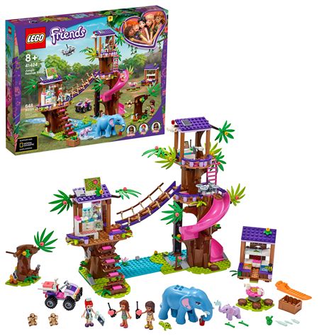 LEGO Friends Jungle Rescue Base Animal Toy Featuring a Jungle Tree Sanctuary 41424 – BrickSeek