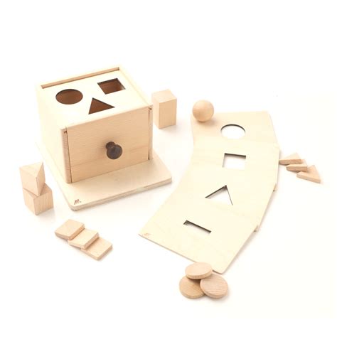 ARIRO Toys - Wooden Shape Sorter Toy - Different Shapes for Toddlers ...