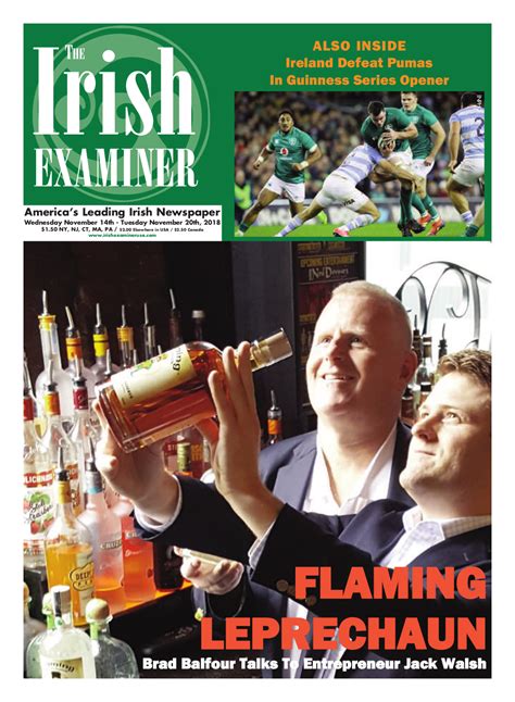 Irish Examiner USA ePaper Archive 2018 – Irish Examiner USA