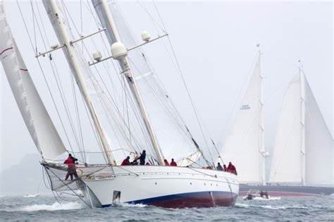 The 3rd Pendennis Cup: Racing Day 1 – Superyacht Mariette of 1915 currently leading in Class 2 ...