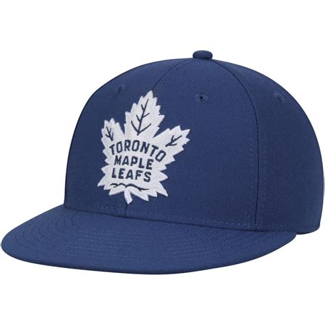 Toronto Maple Leafs adidas Basic Fitted Hat - Navy