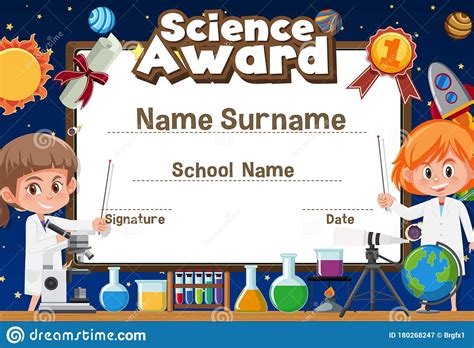 Simple Science Award Certificate Templates – Thevanitydiaries