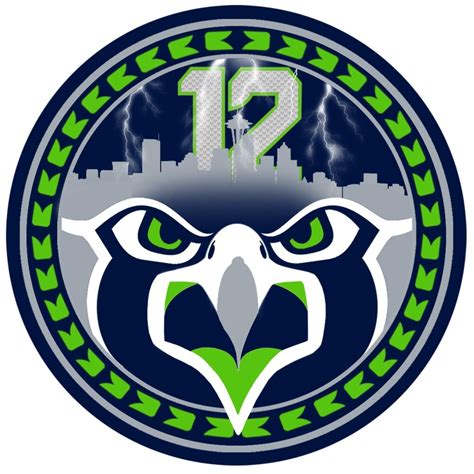 ~ SEATTLE SEAHAWKS 12th Man vinyl decal + FREE PRINT + FREE SHIPPING ...