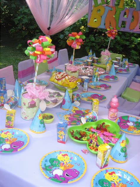 Barney Birthday Decorations Glittering Gatherings Barney Party | BirthdayBuzz