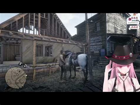 Horse glitches out next to Calli in RDR2 - YouTube