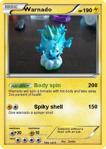 Pokémon Warnado 137 137 - Body spin - My Pokemon Card