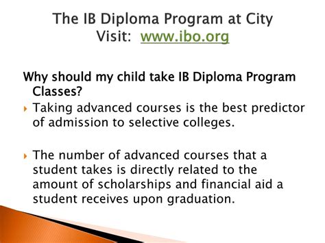 PPT - International Baccalaureate (IB) Diploma Program PowerPoint ...