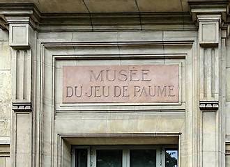 History of Jeu de Paume museum in Paris France