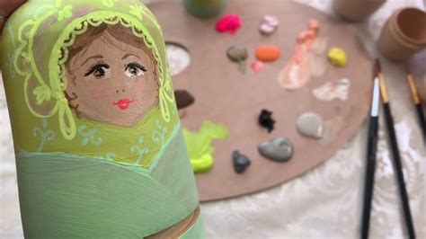 How to Paint Russian Nesting Dolls - YouTube