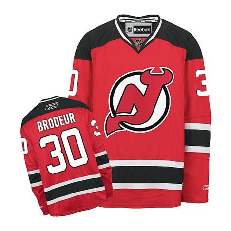 New Jersey Devils Martin Brodeur Official Red Reebok Premier Youth Home ...