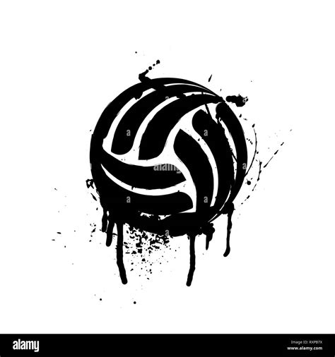 Volleyball vector hi-res stock photography and images - Alamy