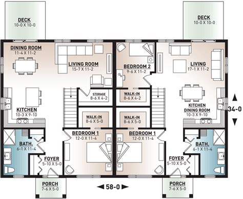 Simple Duplex House Design