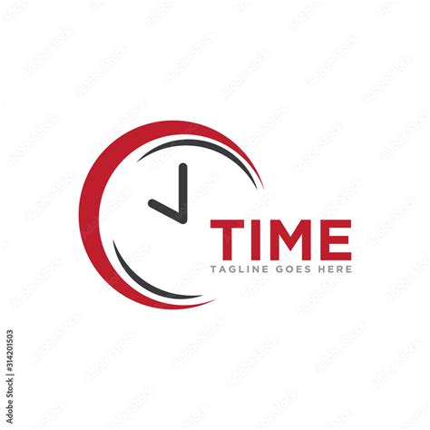 Time logo icon vector. Time logo template. Simple design and trend ...