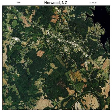 Aerial Photography Map of Norwood, NC North Carolina