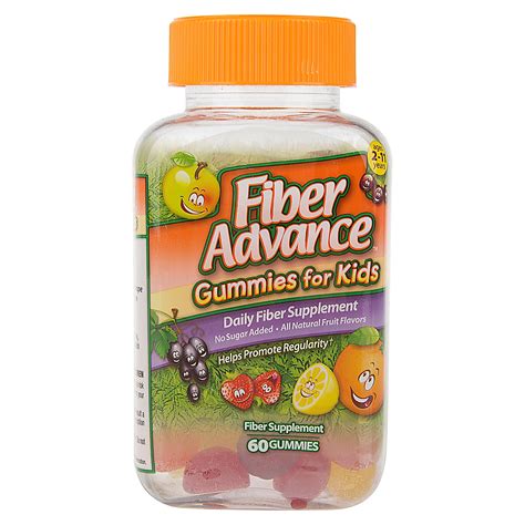 FiberAdvance Gummies for Kids Digestive Fiber Supplement Gummies, 60 Count - Walmart.com ...