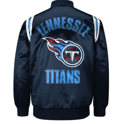 Tennessee Titans Navy Blue Varsity Bomber Jacket | GLJ