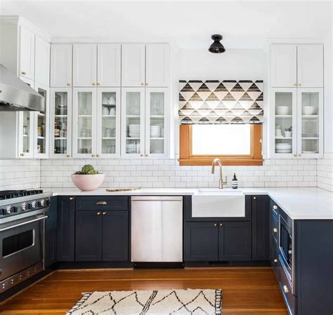 Two Tone Kitchen Cabinets - SWEETYHOMEE