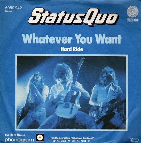 Status Quo - Whatever You Want (1979, Vinyl) | Discogs