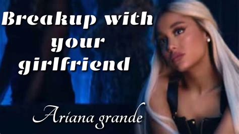 Ariana grande - Break up with your girlfriend - lyric video - YouTube