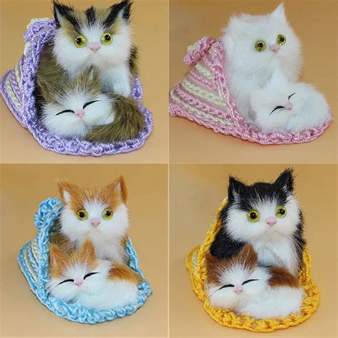 Cute Simulation Animal Mother Cat-in Stuffed & Plush Animals from Toys & Hobbies on Aliexpress ...