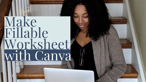 How to Create Fillable Worksheets in Canva - YouTube