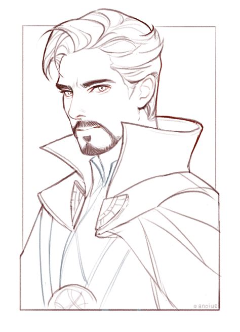 dr. strange sketch study - anoiue