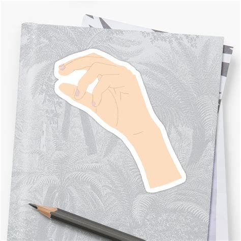 'Hand' Sticker by livvvstickers | Hand sticker, Vinyl sticker, Glossier stickers