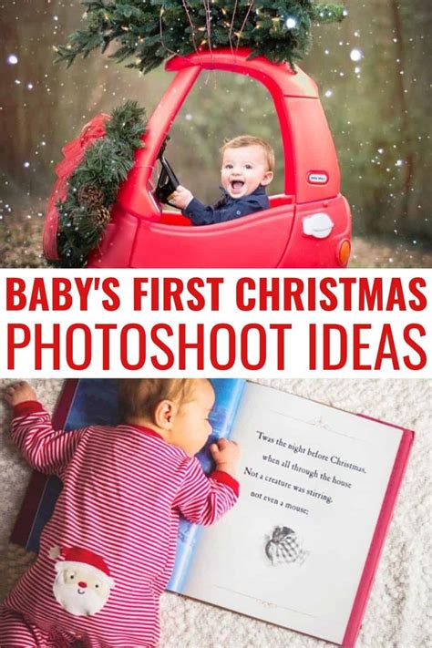 Baby's First Christmas Pictures (& 5 Tips on How to Take Them Yourself!) - Mommyhooding