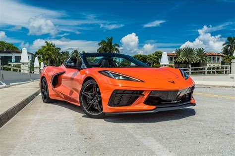 Chevrolet Corvette C8 Convertible Orange