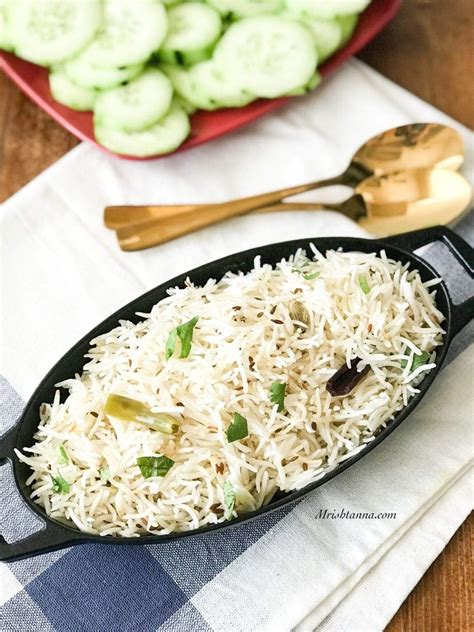 Jeera Rice Instant Pot • Simple Sumptuous Cooking