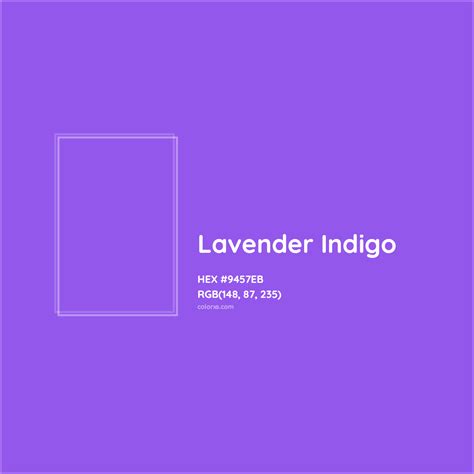 About Lavender Indigo - Color codes, similar colors and paints ...