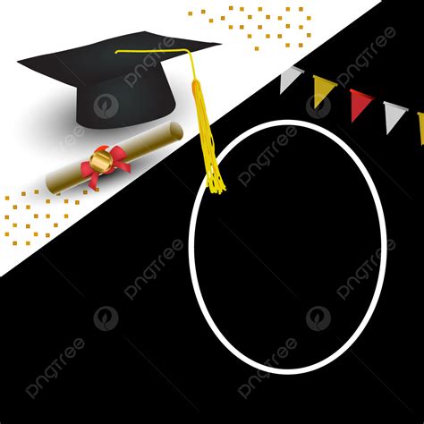 Square Graduation Card Background Design Vector, Graduation Banner ...