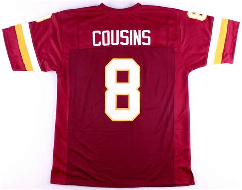 Kirk Cousins Redskins On-Field Style Custom Stitched Jersey (Size XL ...