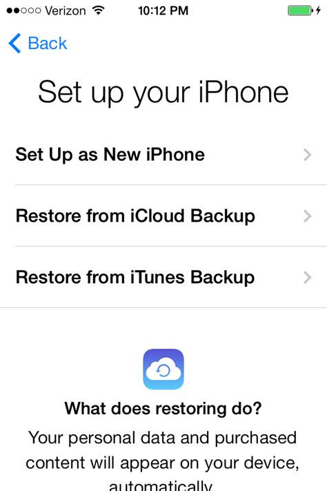 Getting Ready for iOS 7: How to backup your device and set up iOS 7 ...