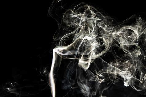 Premium Photo | Grey smoke abstract texture isolated effect with dark ...