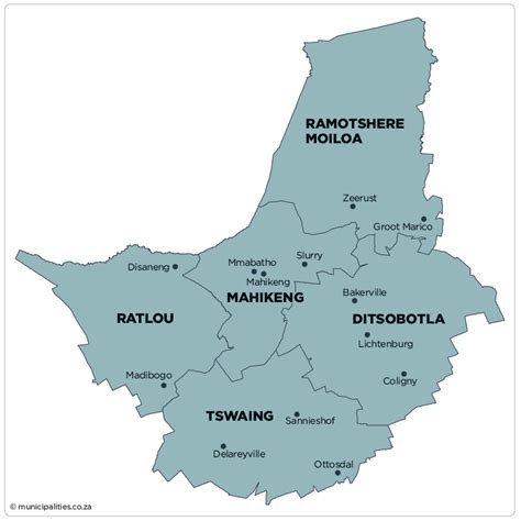 Ratlou Local Municipality - Map