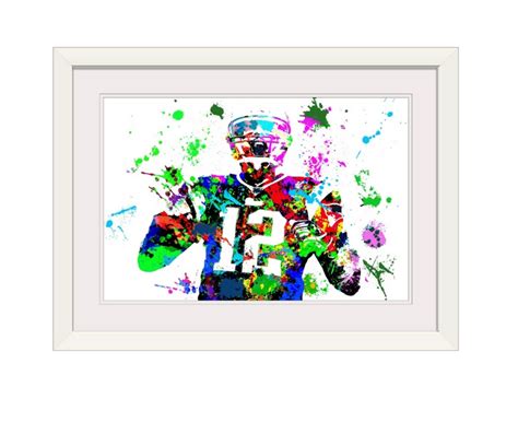 Tom Brady Art New England Patriots Football Print Tom Brady | Etsy