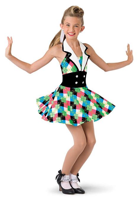 Costume Gallery | School Girl Swing Tap Jazz Costume | Dance outfits, Kids dance outfits, Dance ...