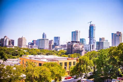 Austin, Texas skyline editorial stock photo. Image of airline - 256836763