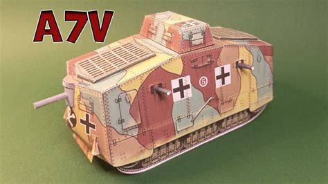 German Ww1 Tank Paper Models