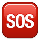 Squared Sos Emoji - Copy & Paste - EmojiBase!