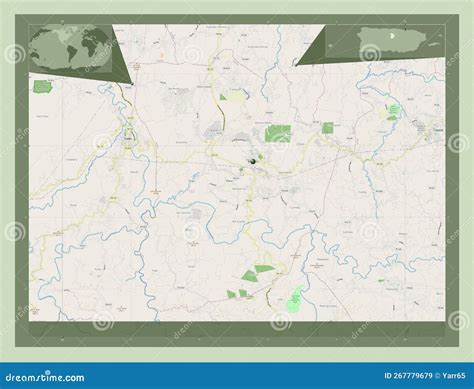 Morovis, Puerto Rico. OSM. Capital Stock Illustration - Illustration of geography, division ...