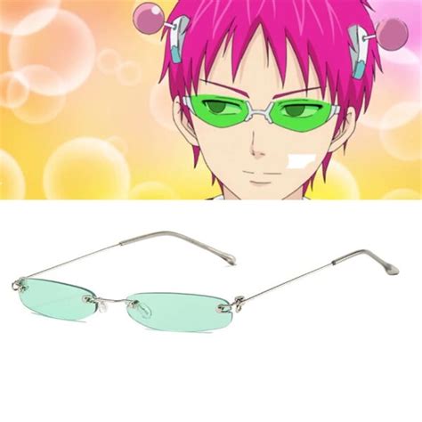 Saiki K Glasses | Transparent Green Glasses [Free Shipping]