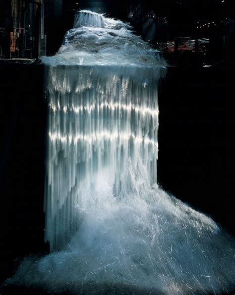 Glass Waterfall and River Sculptures by Steve Tobin