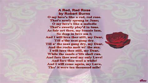 😀 Who wrote the poem a red red rose. A Red, Red Rose: Stanza 1 Summary. 2019-02-07