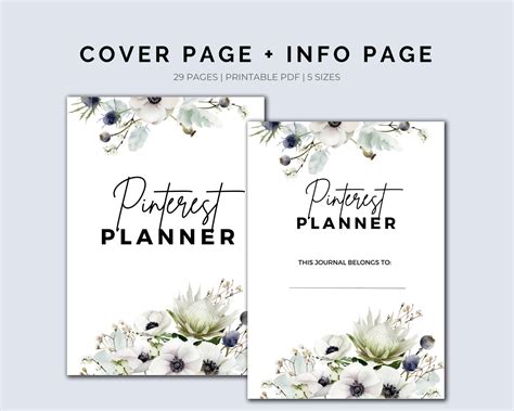 Pinterest Planner Printable Download, Pinterest Strategies and ...